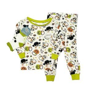 NWT Tres Beau et Belle Halloween Bamboo PJ Set Size 24 months